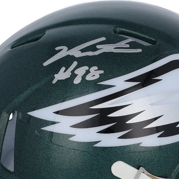 Jalen Carter Signed Philadelphia Eagles Riddell Speed Mini Helmet | Authenticated