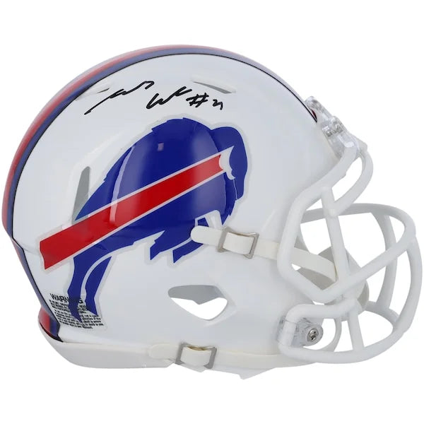 James Cook Signed Riddell Speed Mini Helmet | Buffalo Bills