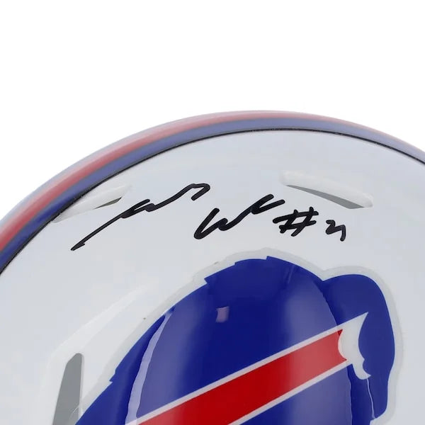 James Cook Signed Riddell Speed Mini Helmet | Buffalo Bills