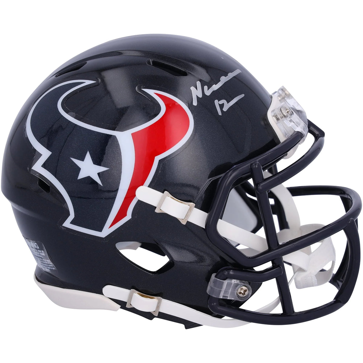 Nico Collins Signed Houston Texans Mini Helmet | Riddell Speed | WMHLTCO0118