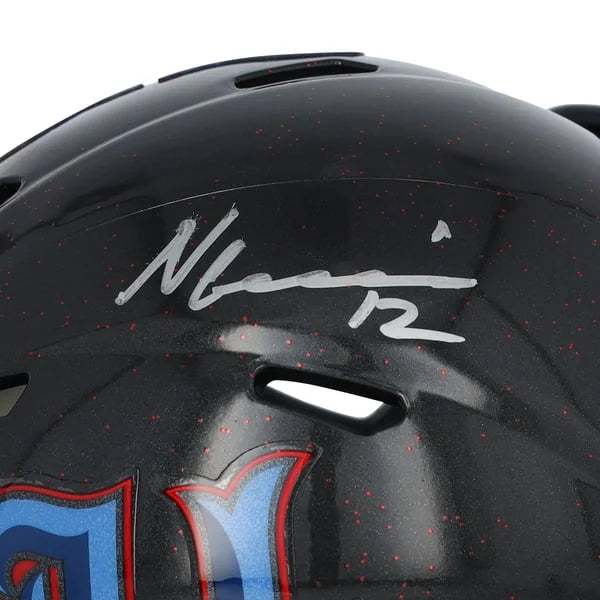 Nico Collins Signed Texans Navy Alternate Speed Mini Helmet | Authenticated | WMHLTCO0123