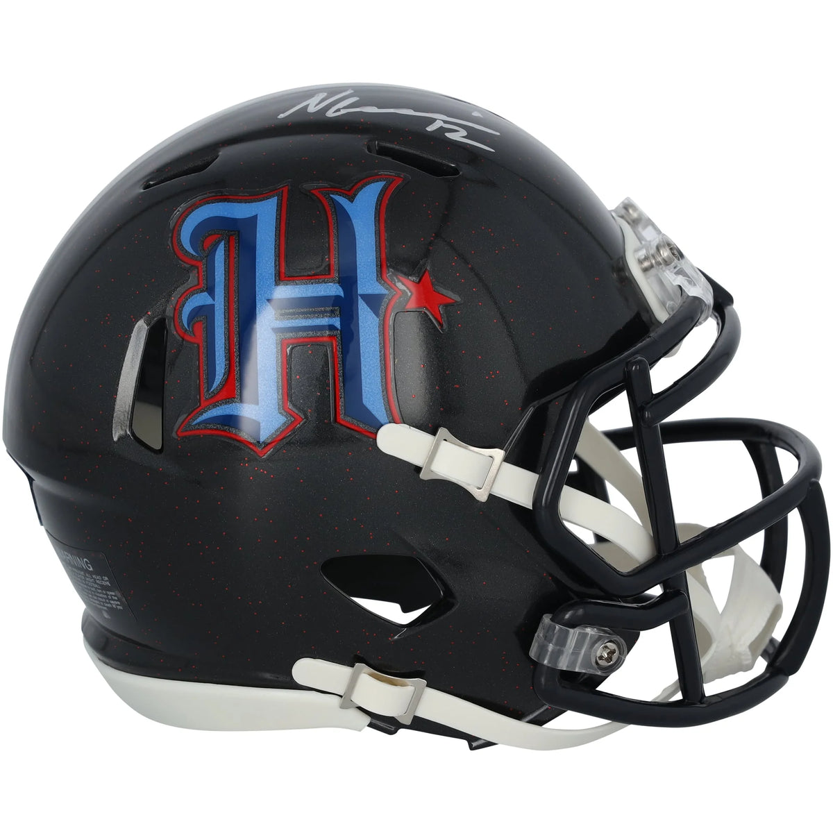 Nico Collins Signed Texans Navy Alternate Speed Mini Helmet | Authenticated | WMHLTCO0123