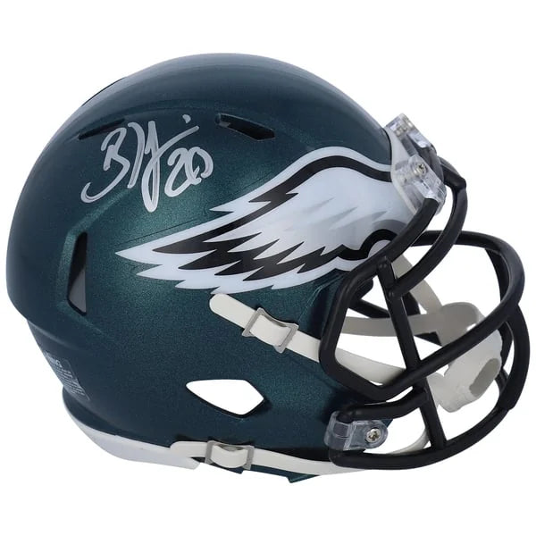 Brian Dawkins Signed Philadelphia Eagles Riddell Speed Mini Helmet | WMHLTDA0060