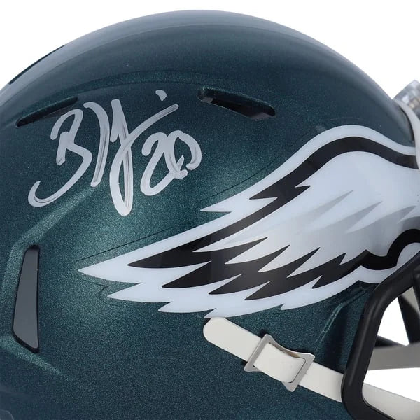 Brian Dawkins Signed Philadelphia Eagles Riddell Speed Mini Helmet | WMHLTDA0060