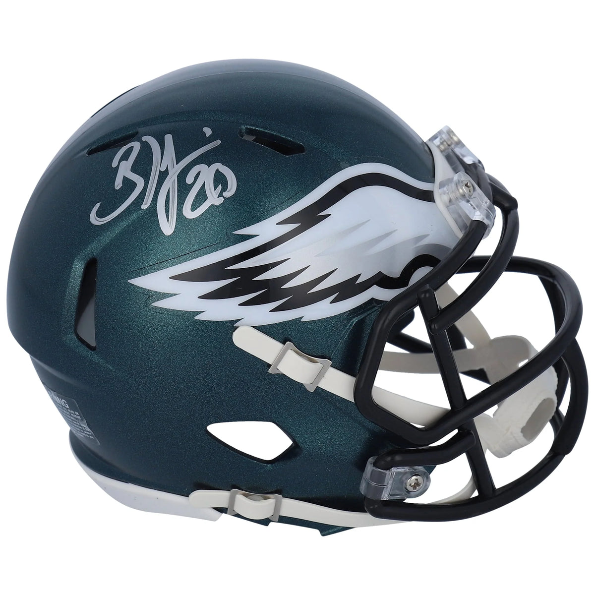 Brian Dawkins Signed Philadelphia Eagles Riddell Speed Mini Helmet | WMHLTDA0060