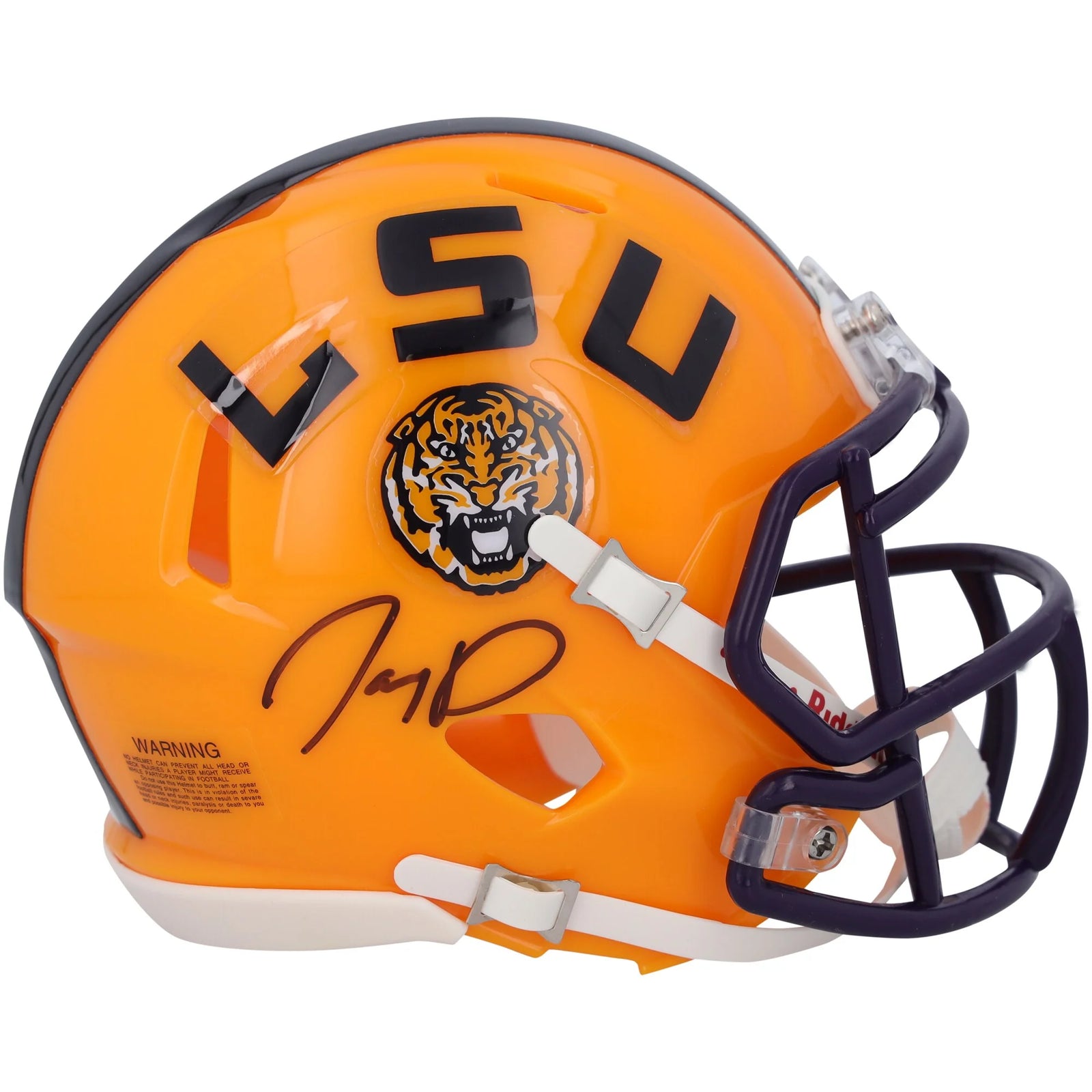Jayden Daniels Signed LSU Tigers Riddell Speed Mini Helmet | Authenticated