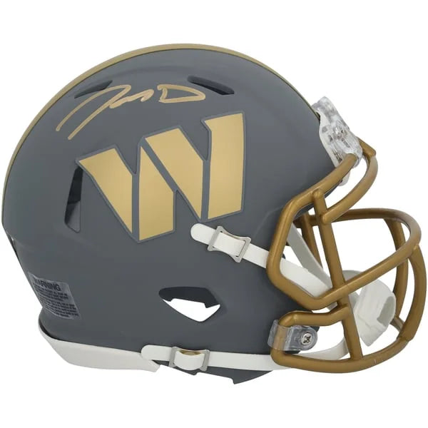 Jayden Daniels Signed Commanders Mini Helmet | 2024 Riddell | WMHLTDA0104