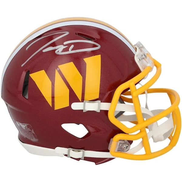 Jayden Daniels Signed Washington Commanders Mini Helmet | 2026 Riddell Speed