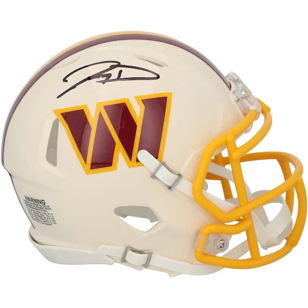 Jayden Daniels Signed Washington Commanders Mini Helmet | Riddell Retro Speed