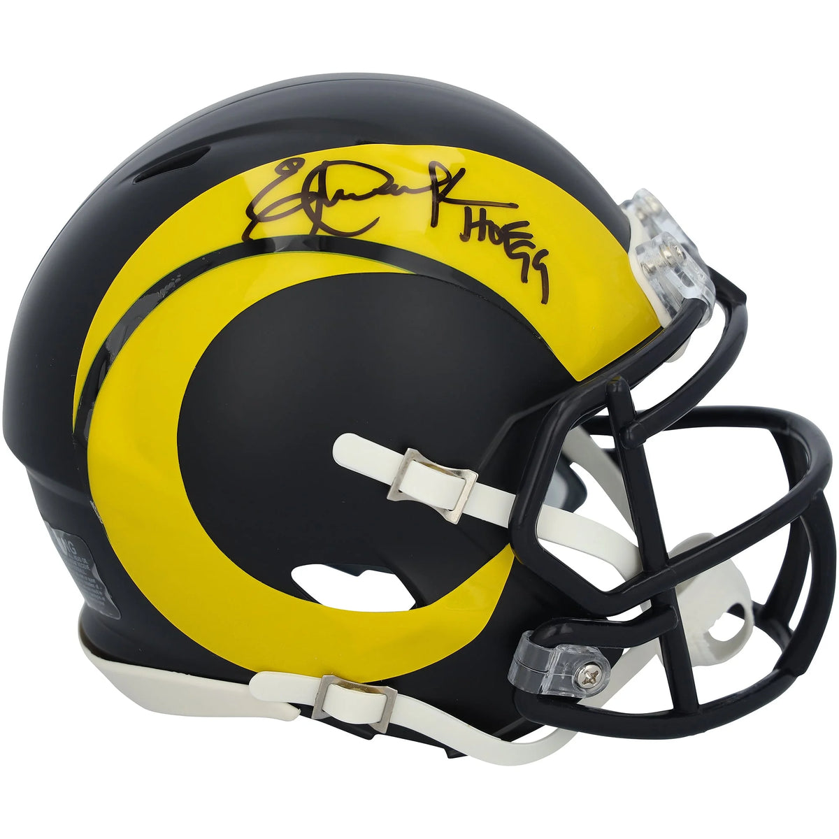 Eric Dickerson Signed Rams Riddell Rivalry Speed Mini Helmet | HOF 99 | WMHLTDI0046