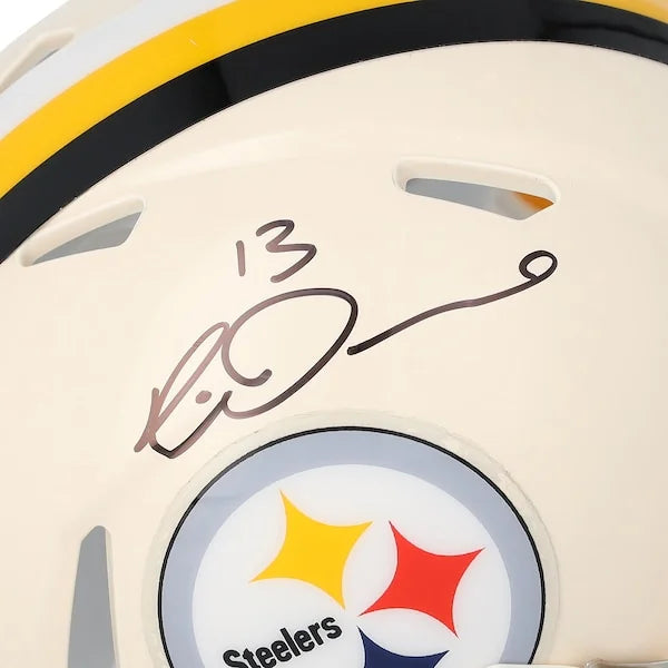 Rico Dowdle Signed Pittsburgh Steelers Riddell Retro Speed Mini Helmet | Authenticated