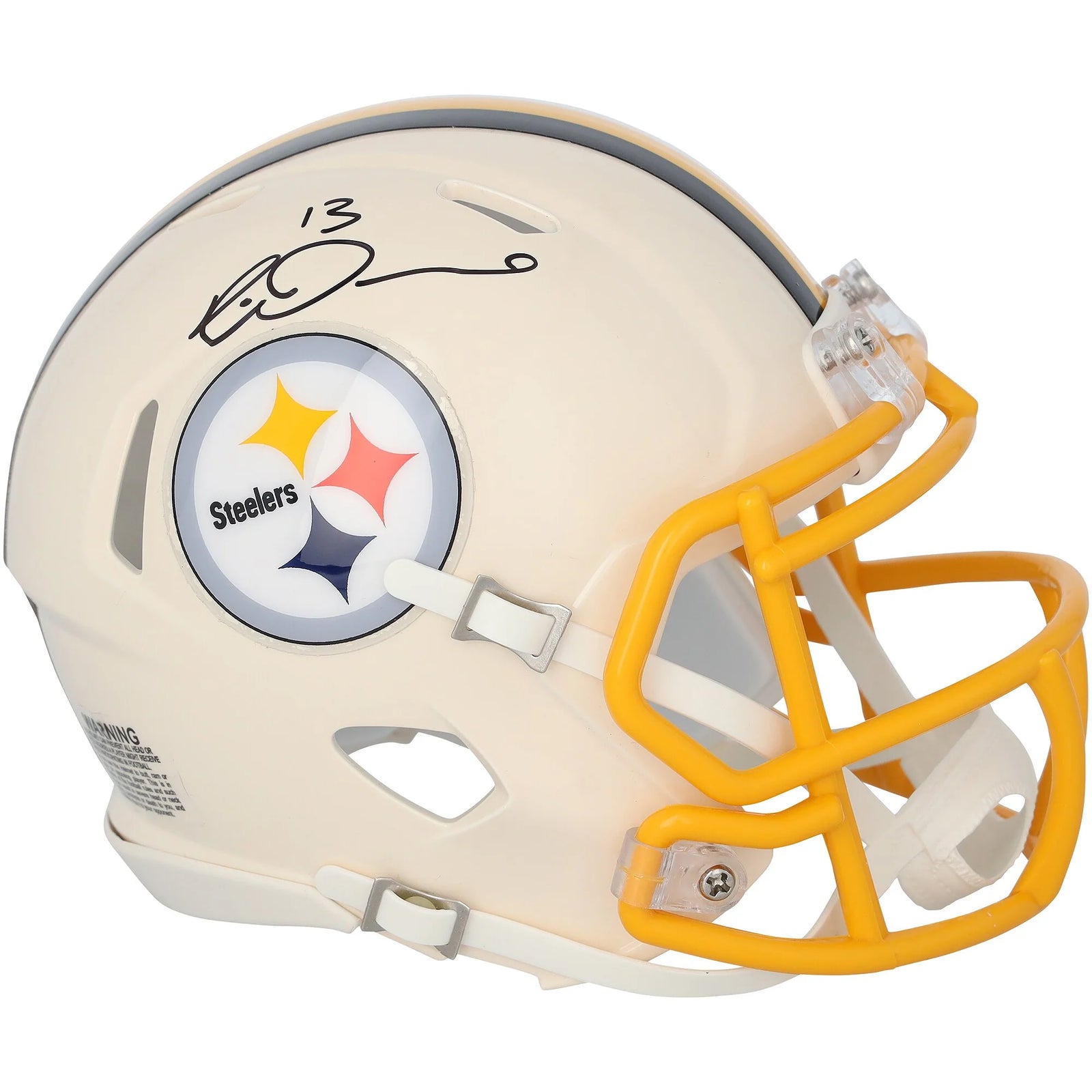 Rico Dowdle Signed Pittsburgh Steelers Riddell Retro Speed Mini Helmet | Authenticated