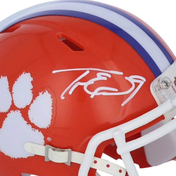 Travis Etienne Signed Clemson Tigers Riddell Speed Mini Helmet | WMHLTET0001