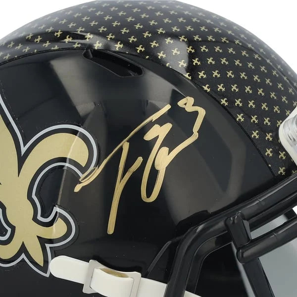 Travis Etienne Jr Signed Saints Mini Helmet | 2022 Alternate | WMHLTET0006