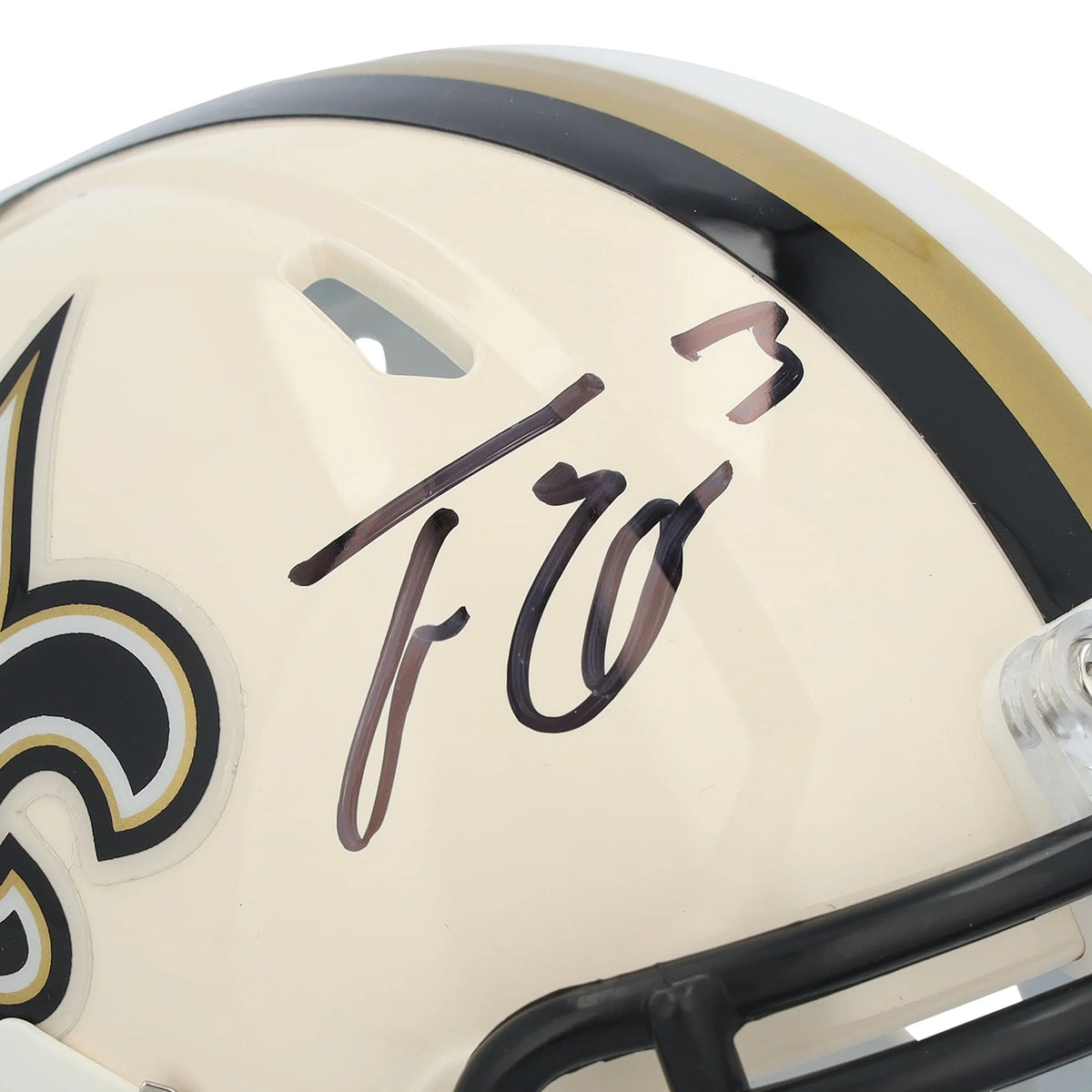 Travis Etienne Jr Signed Riddell Retro Speed Mini Helmet | New Orleans | WMHLTET0009
