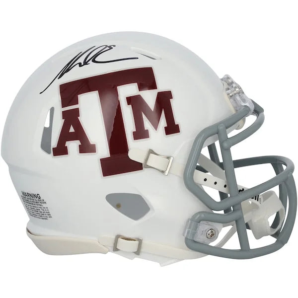 Mike Evans Signed Texas A&M Aggies Riddell Mini Helmet | Authenticated
