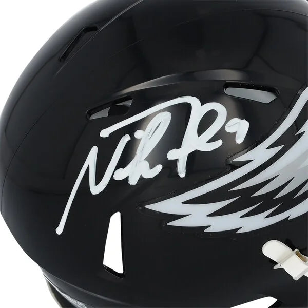 Nick Foles Signed Philadelphia Eagles Riddell Mini Helmet | 2002 Alternate