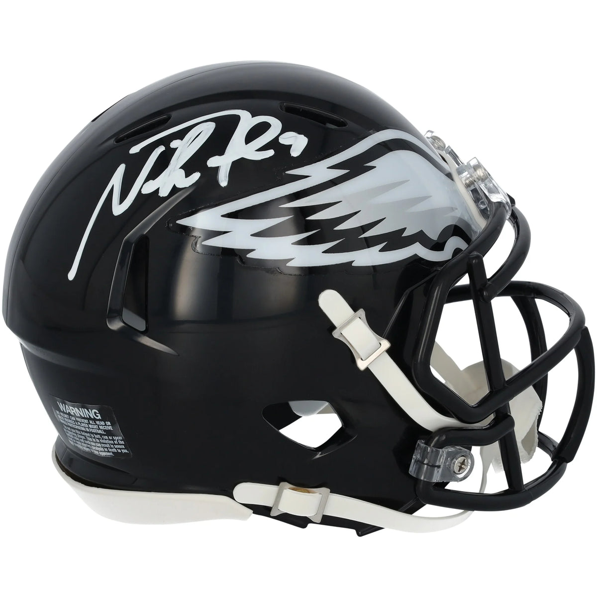 Nick Foles Signed Philadelphia Eagles Riddell Mini Helmet | 2002 Alternate