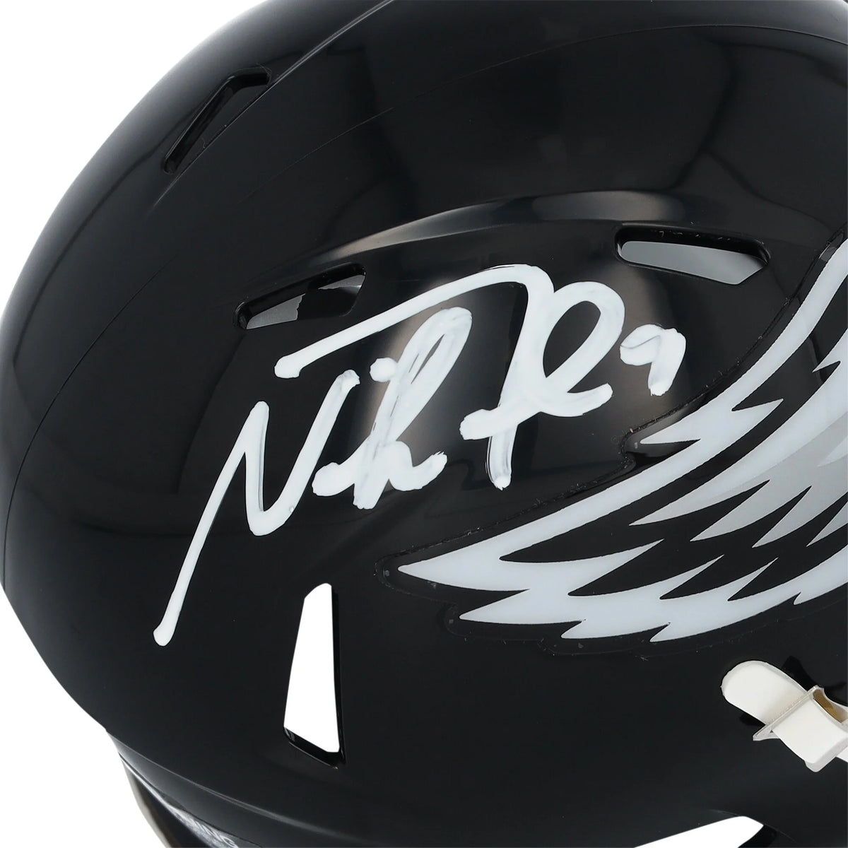 Nick Foles Signed Philadelphia Eagles Riddell Mini Helmet | 2002 Alternate