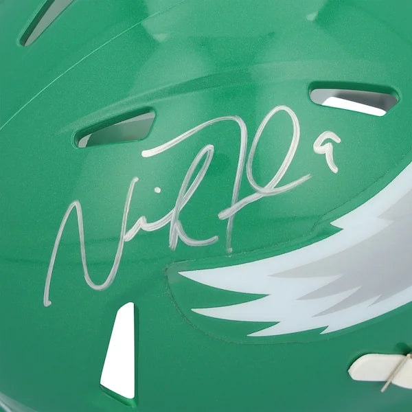 Nick Foles Signed Philadelphia Eagles Kelly Green Mini Helmet | Authenticated