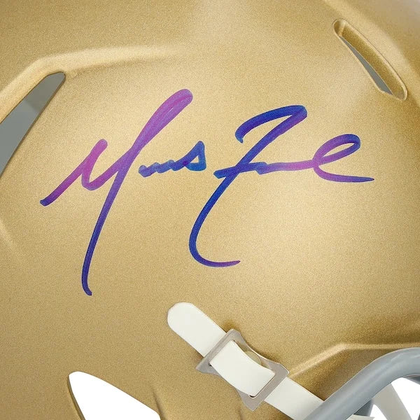 Marcus Freeman Signed Notre Dame Fighting Irish Mini Helmet | Authenticated