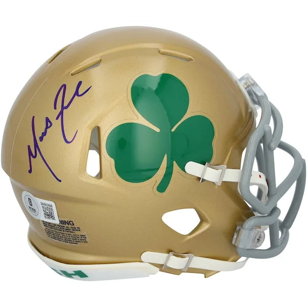 Marcus Freeman Signed Notre Dame Mini Helmet | Authenticated