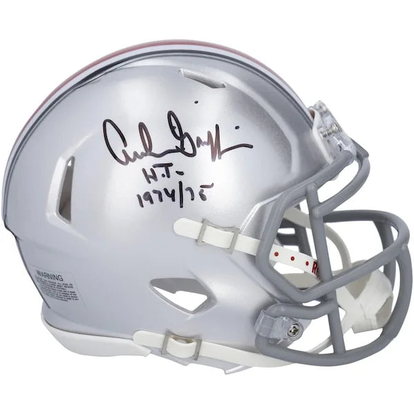 Archie Griffin Signed Ohio State Buckeyes Mini Helmet | HT 74/75 Inscription