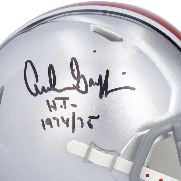 Archie Griffin Signed Ohio State Buckeyes Mini Helmet | HT 74/75 Inscription