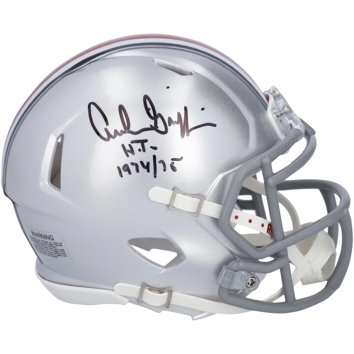 Archie Griffin Signed Ohio State Buckeyes Mini Helmet | HT 74/75 Inscription