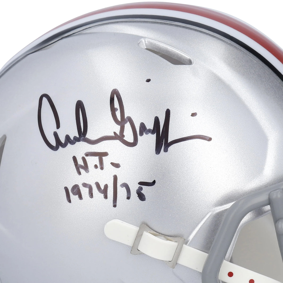 Archie Griffin Signed Ohio State Buckeyes Mini Helmet | HT 74/75 Inscription