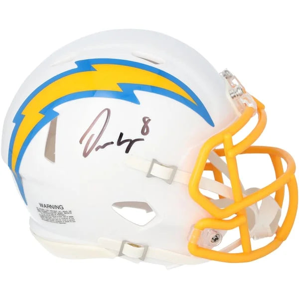 Omarion Hampton Signed Los Angeles Chargers Riddell Speed Mini Helmet | Authenticated