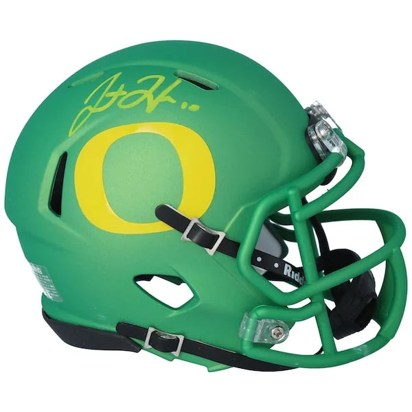 Justin Herbert Signed Oregon Ducks Mini Helmet | Authenticated