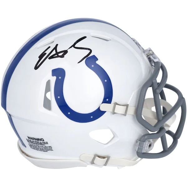 Edgerrin James Signed Riddell Speed Mini Helmet | Indianapolis Colts