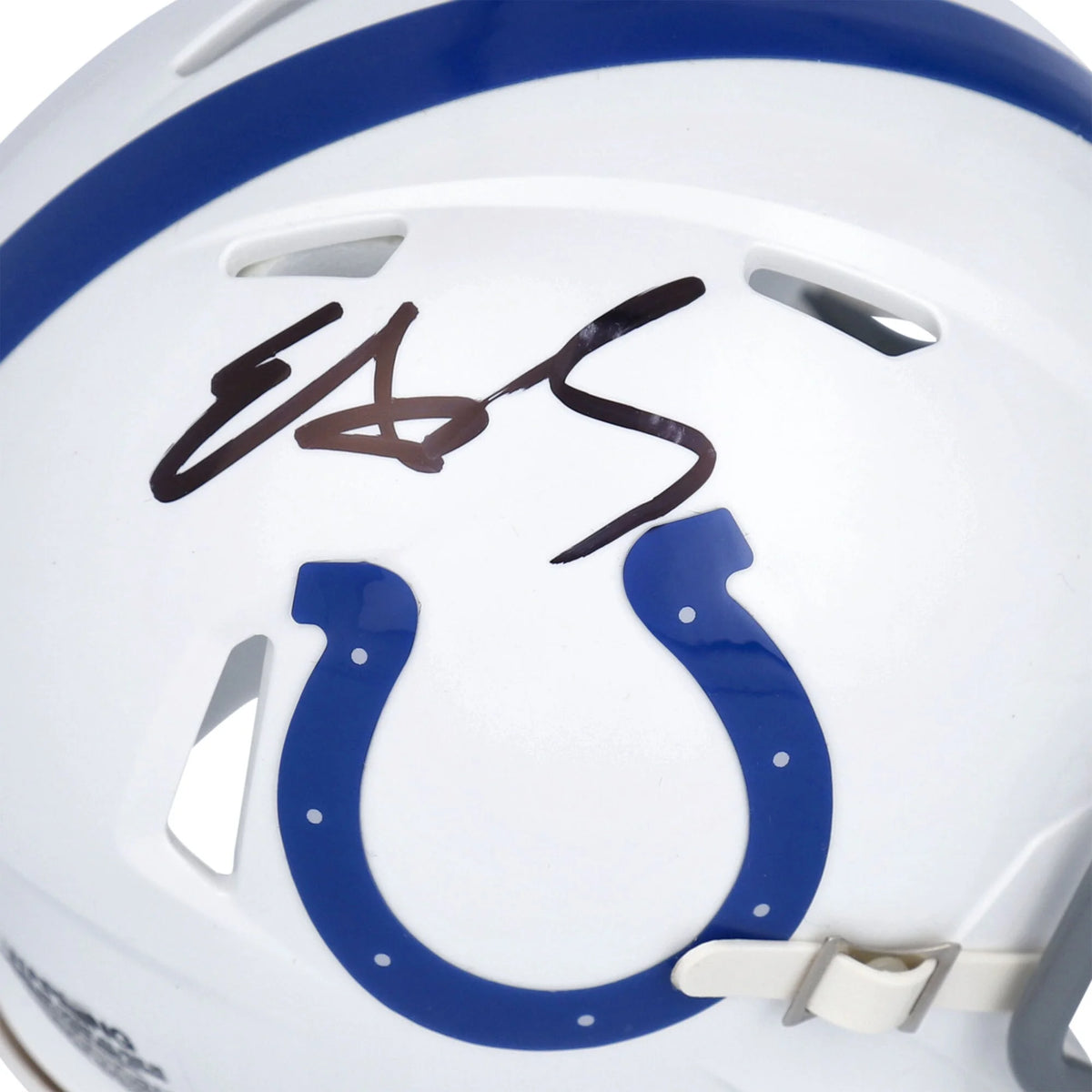 Edgerrin James Signed Riddell Speed Mini Helmet | Indianapolis Colts