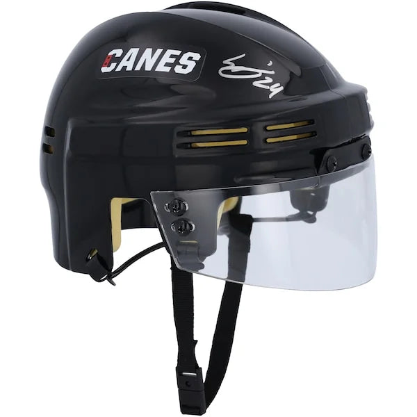 Seth Jarvis Signed Carolina Hurricanes Mini Helmet | Authenticated