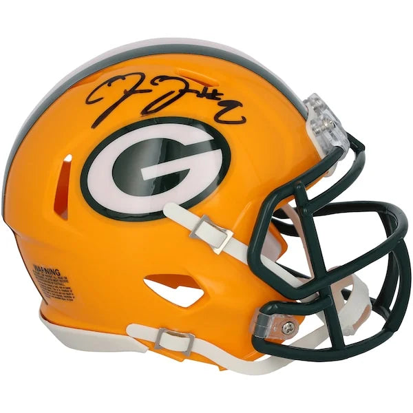Josh Jacobs Signed Riddell Speed Mini Helmet | Green Bay Packers