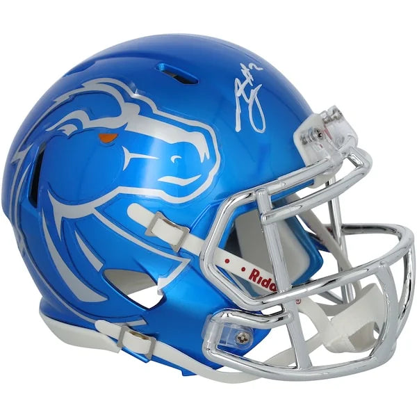 Ashton Jeanty Signed Boise State Broncos Mini Helmet | Authenticated