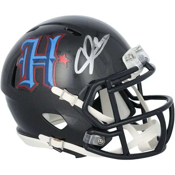 Andre Johnson Signed Texans H-Town Alternate Speed Mini Helmet | Authenticated