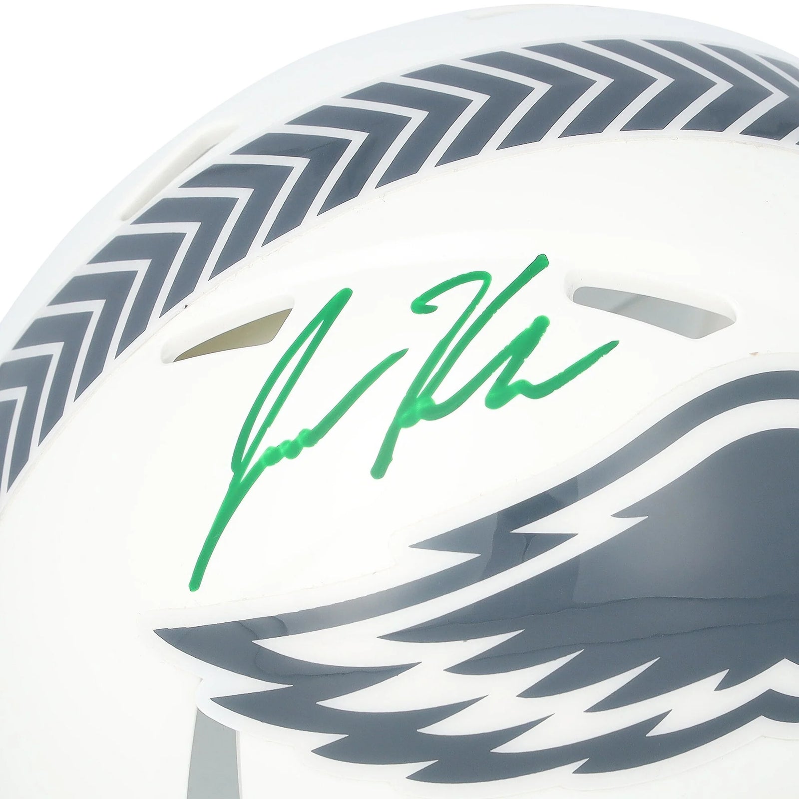 Jason Kelce Signed Philadelphia Eagles 2024 Salute To Service Mini Helmet | Authenticated