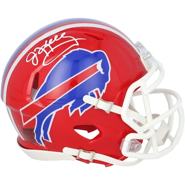 Jim Kelly Signed Buffalo Bills 1987-2001 Throwback Mini Helmet | Authenticated