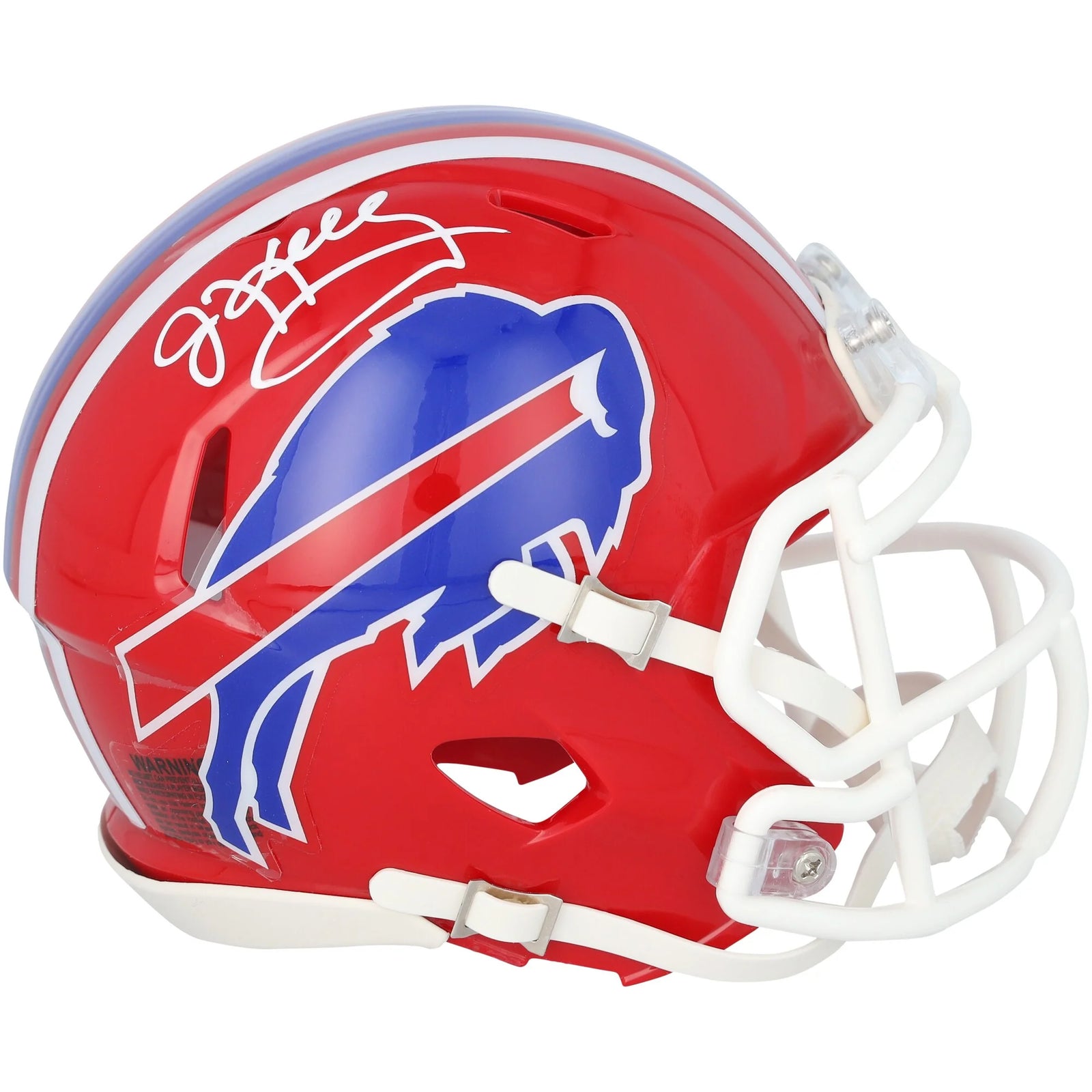 Jim Kelly Signed Buffalo Bills 1987-2001 Throwback Mini Helmet | Authenticated