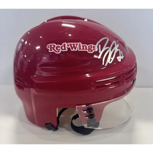 Dylan Larkin Signed Detroit Red Wings Mini Helmet | Authenticated