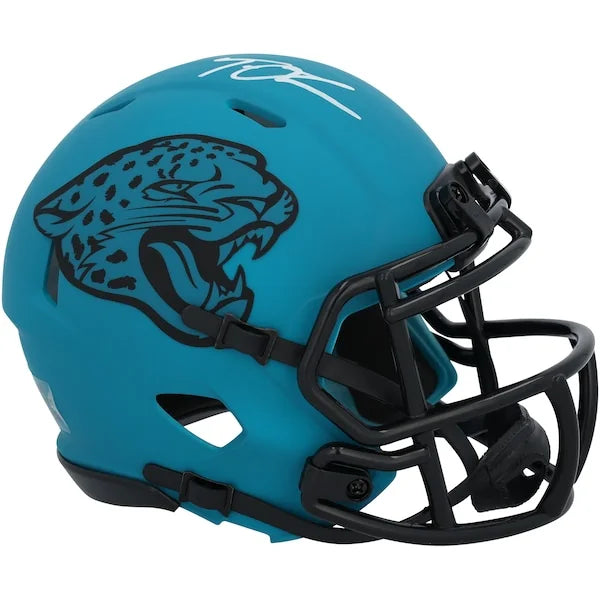 Trevor Lawrence Signed Jaguars Riddell Rave Speed Mini Helmet | Authenticated