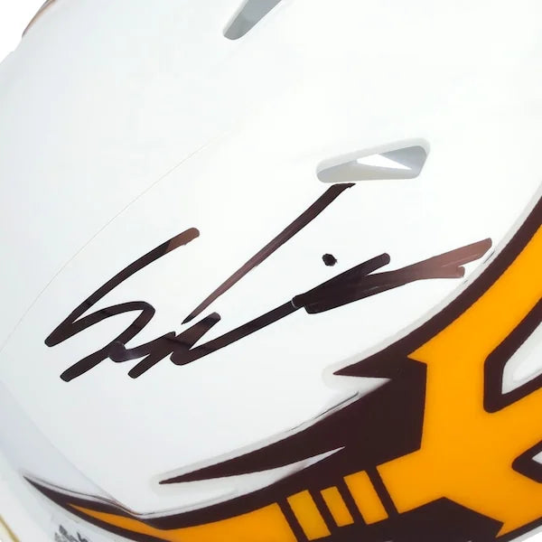 Sam Leavitt Signed Arizona State Sun Devils Mini Helmet | Riddell Speed