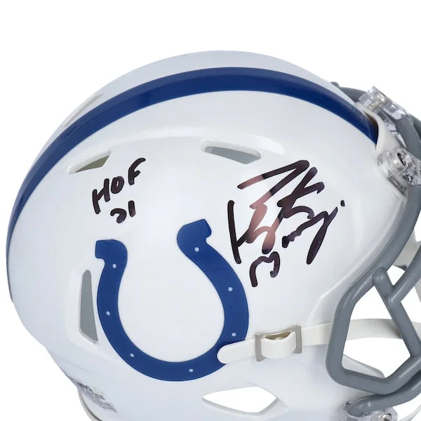 Peyton Manning Signed Riddell Speed Mini Helmet | HOF 21 Inscription