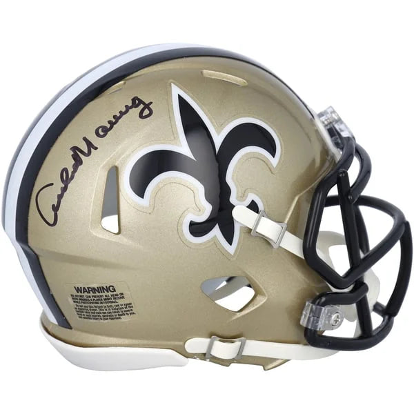 Archie Manning Signed Saints Throwback Mini Helmet | 1976-1999 Logo | WMHLTMA0442