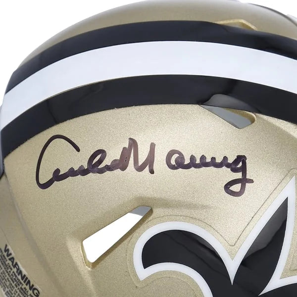 Archie Manning Signed Saints Throwback Mini Helmet | 1976-1999 Logo | WMHLTMA0442