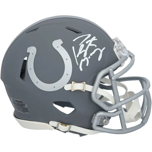 Peyton Manning Signed Riddell Slate Speed Mini Helmet | Indianapolis Colts