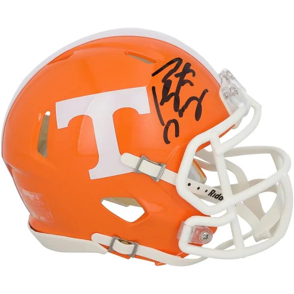Peyton Manning Signed Tennessee Volunteers Riddell Orange Speed Mini Helmet | WMHLTMA0542