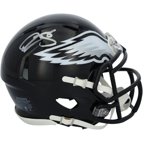 Donovan McNabb Signed Philadelphia Eagles Riddell Mini Helmet | Black Alternate